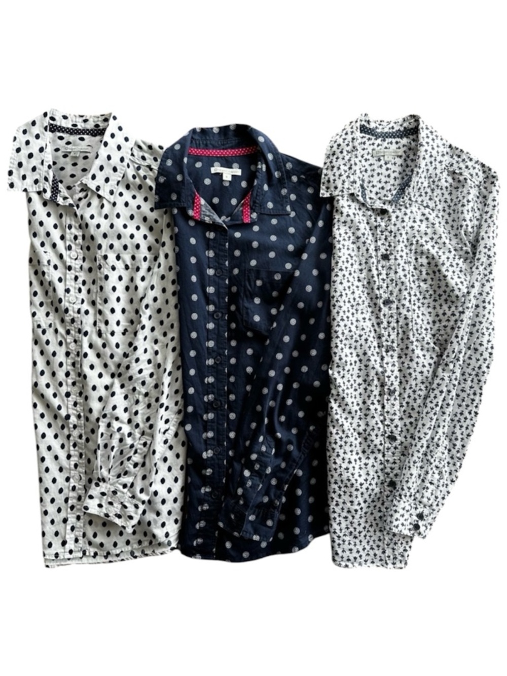 Bundle Target Australia Casual Work Shirts White Navy Blue Size XS Women's